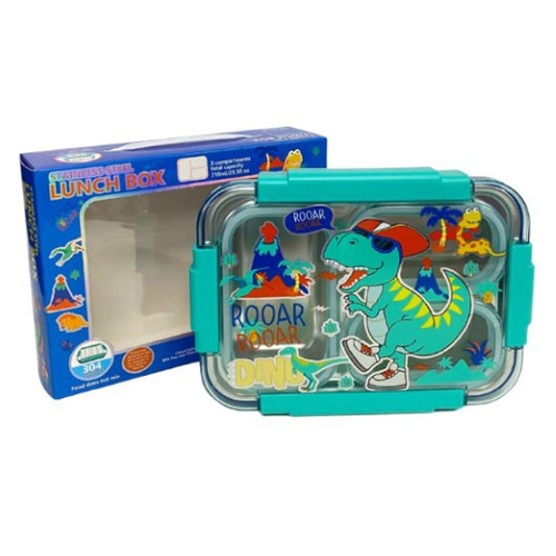 ظرف غذا استیل برند وست مدل دایناسور